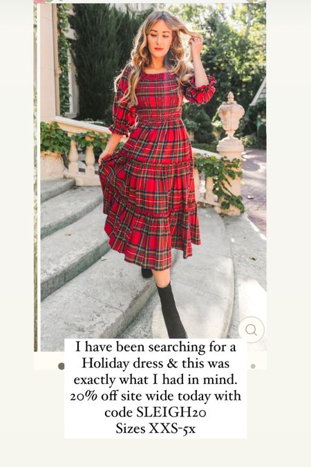 Holiday dress, extended sizes.

#LTKHoliday #LTKSeasonal #LTKHolidaySale