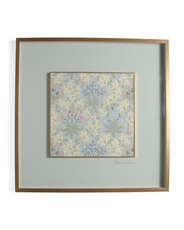 32x32 Morris Floral Celadon Sage Wall Art | TJ Maxx