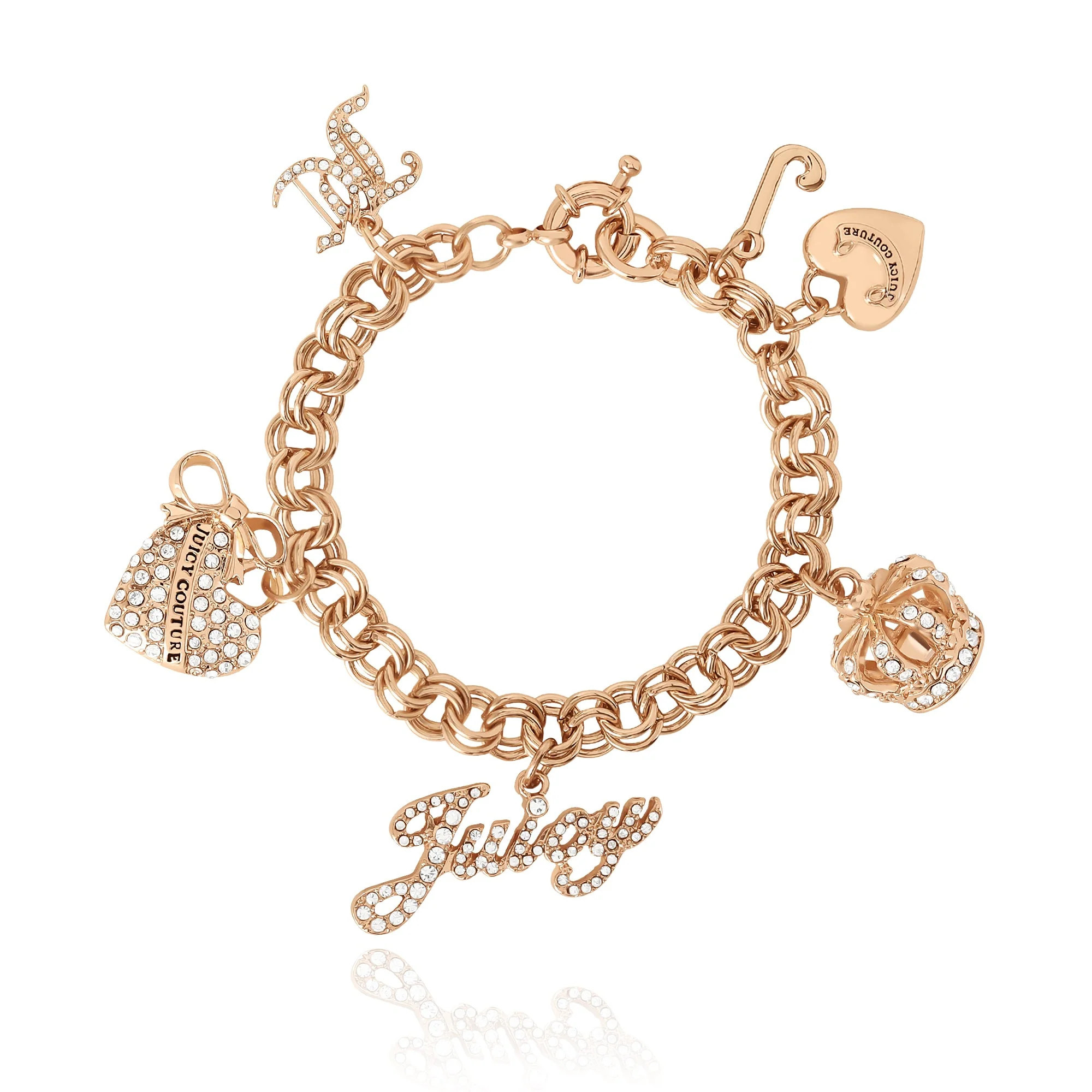 Charm Bracelet with Pave Accents | Juicy Couture
