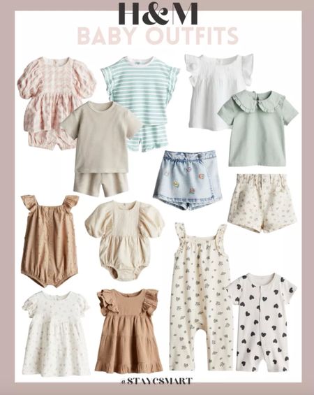 H&M baby outfits - baby onesies - spring baby outfits - baby outfit inspo - cute baby clothes - H&M baby 

#LTKStyleTip #LTKBaby #LTKSeasonal