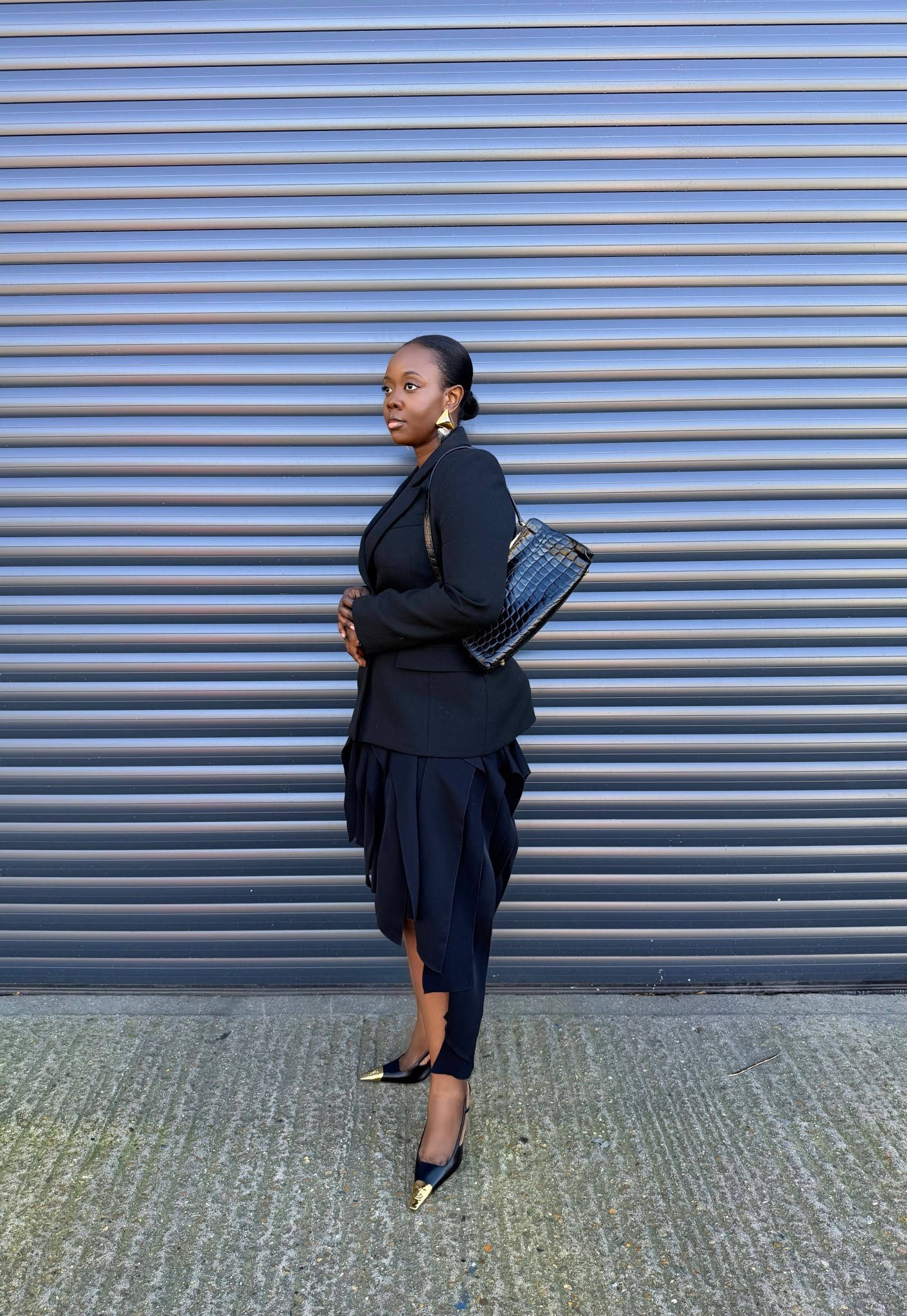 Elevate an all black look by layering textures🖤

#LTKluxury #LTKspring