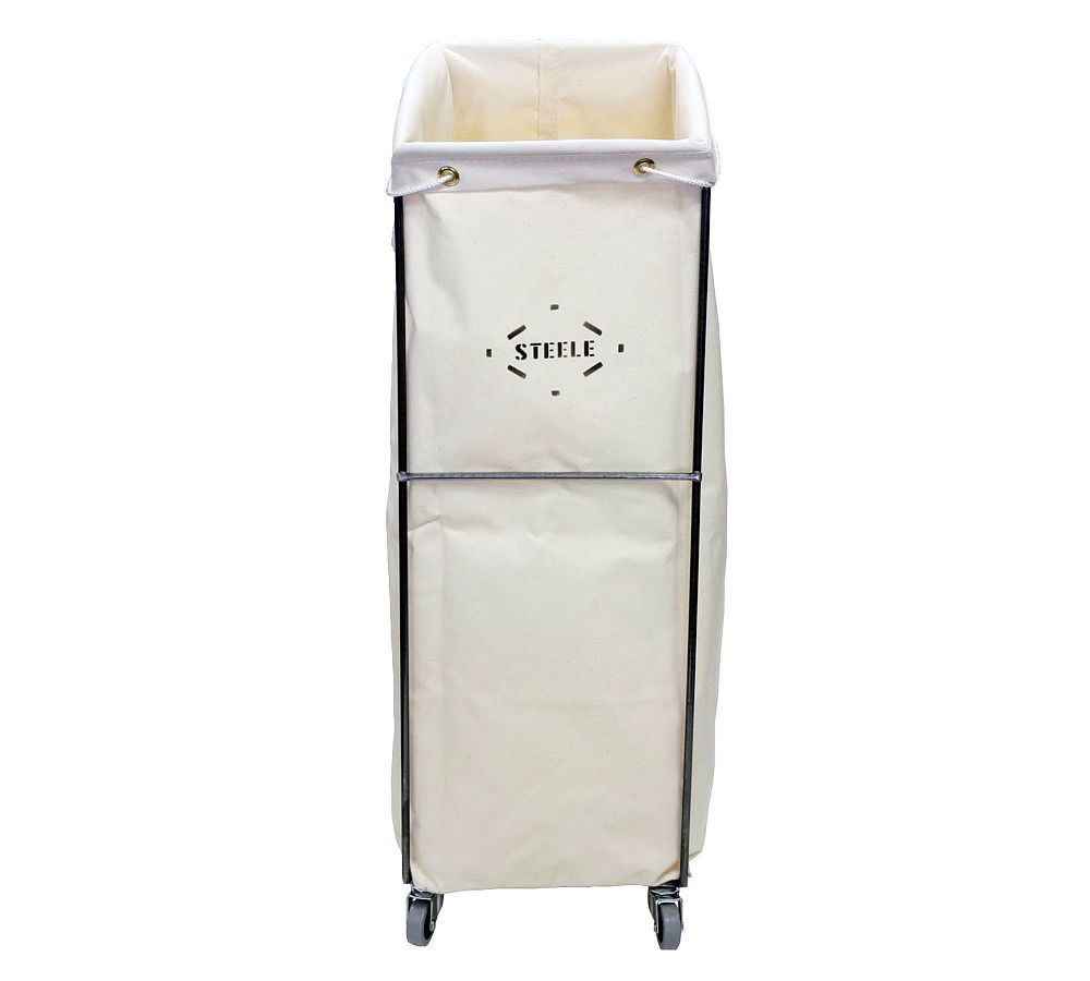 Tall Canvas Caddie With Wheels | Pottery Barn (US)