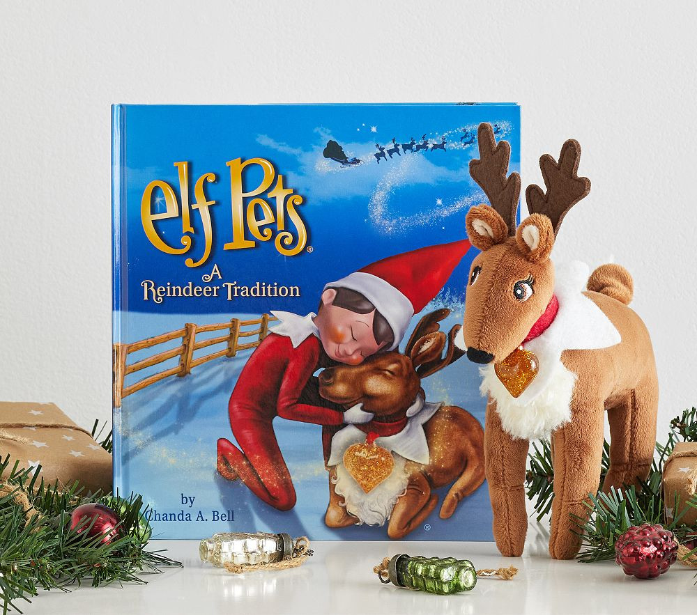 Reindeer Elf Pets Book & Plush Set | Pottery Barn Kids