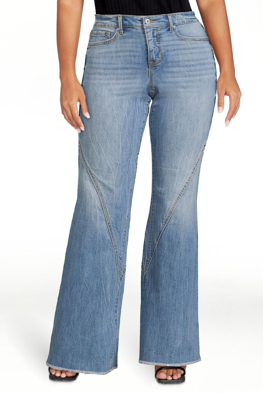 Sofia Jeans Women's Melisa High Rise Super Flare Jeans | Walmart (US)
