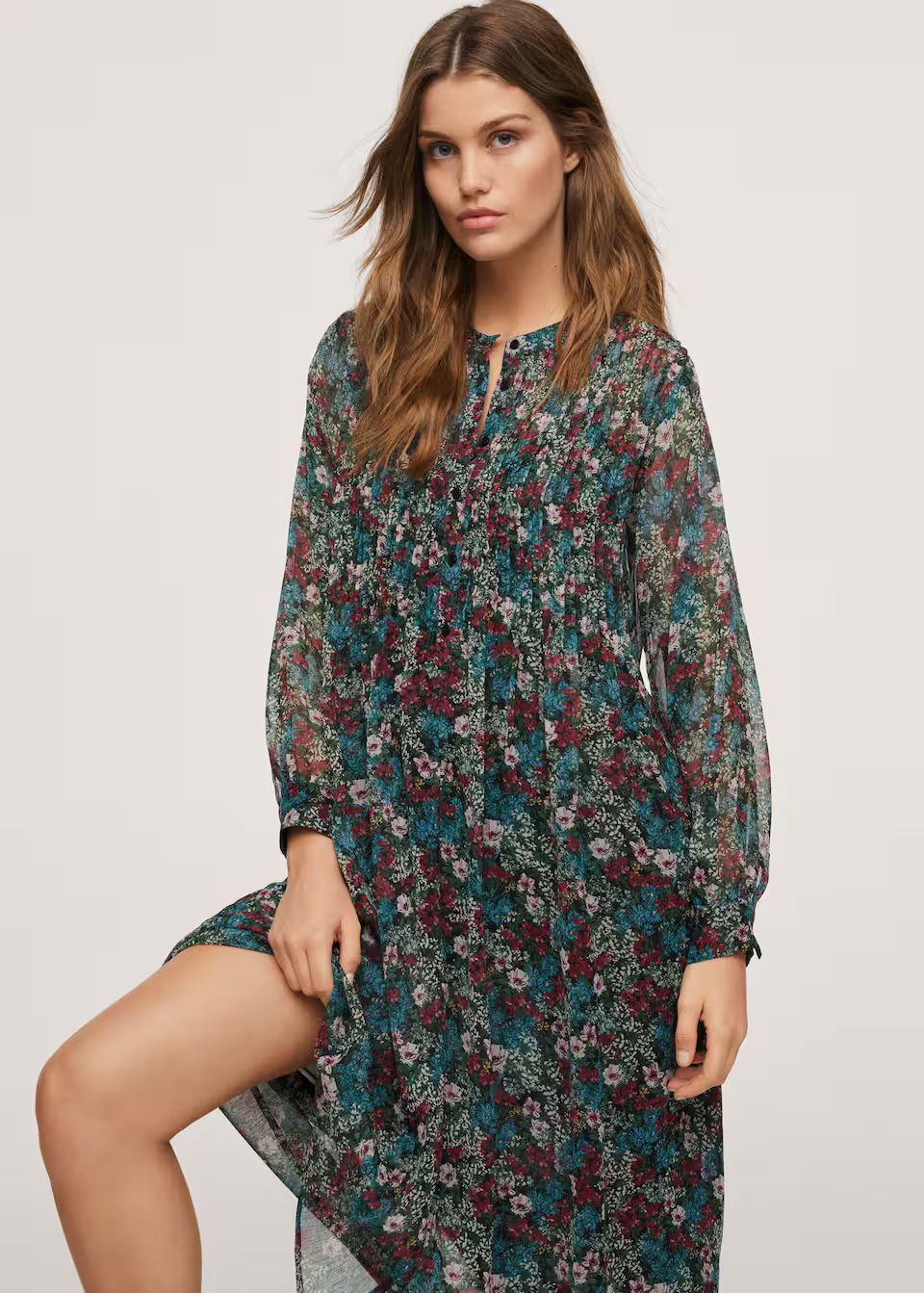 Floral print dress | MANGO (US)