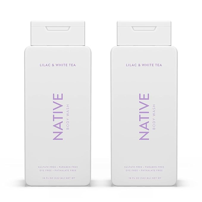 Native Body Wash Natural Body Wash for Women, Men | Sulfate Free, Paraben Free, Dye Free, with Na... | Amazon (US)