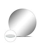 WGV Large Round Mirror Plate 16" Diameter, 4 mm Thickness, Frameless Sanded Edges, Quality Thick Can | Amazon (US)
