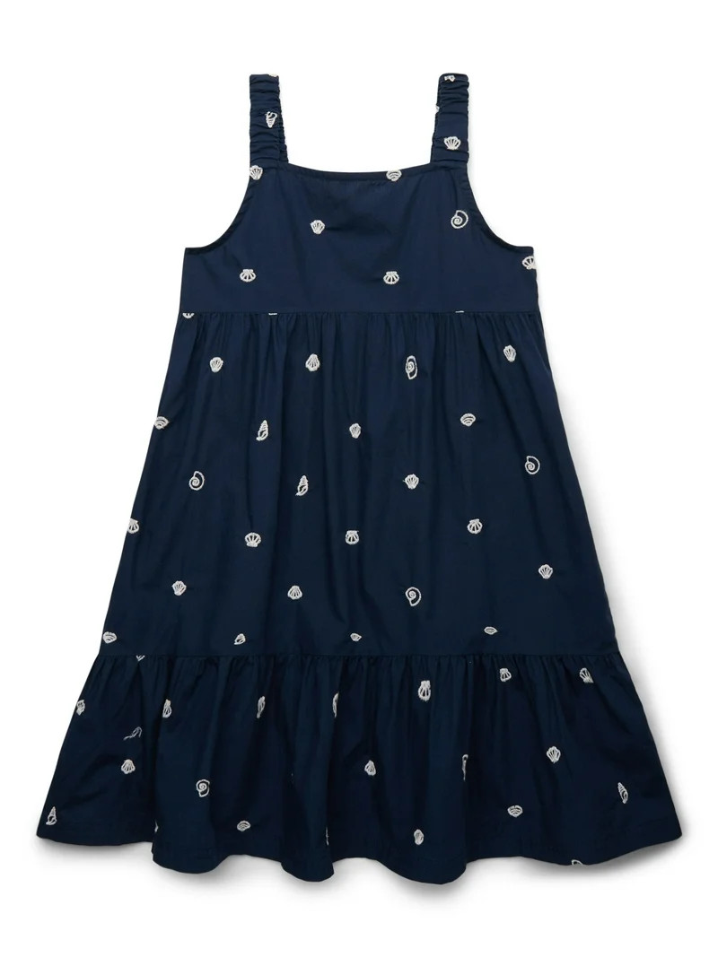 Wonder Nation Girls' Sundress with Cutout Back, Sizes 4-18 & Plus | Walmart (US)