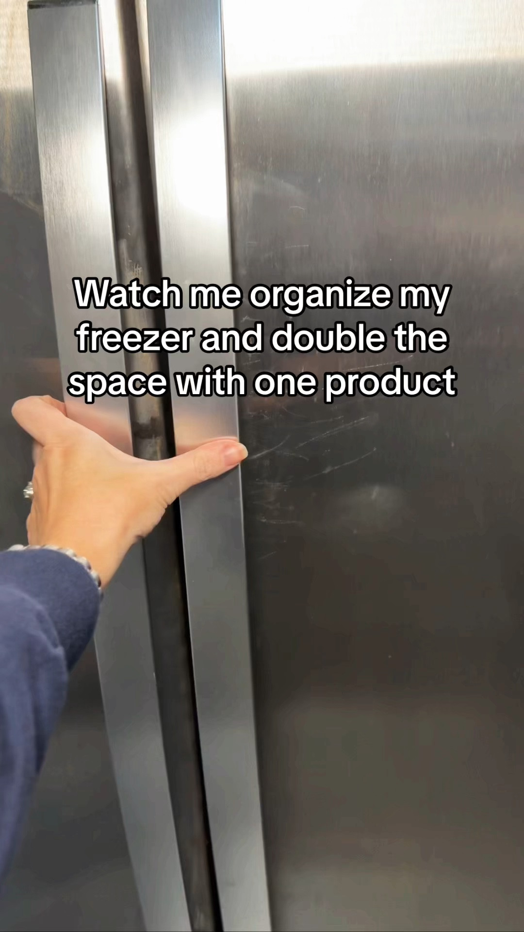 I put off organizing our back fridge for far too long! These clear freezer containers hold SO much and utilize the wasted vertical space in side by side freezers. They even have little wheels on the back so you won't scratch your shelves
Follow for more!
#organize #freezerorganization #fridgeorganization #organizedkitchen

#LTKhome #LTKfindsunder50