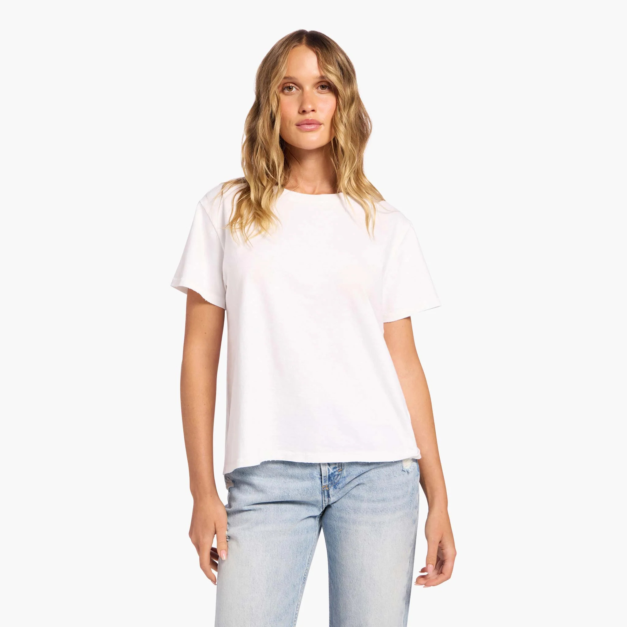 Vintage Cotton Everyday T-Shirt | White | Nuuds US