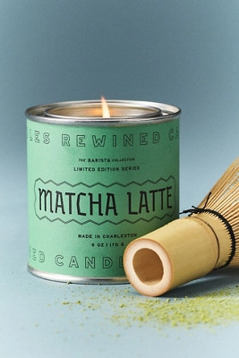 Rewined Gourmand Matcha Latte Tin Candle | Anthropologie (US)