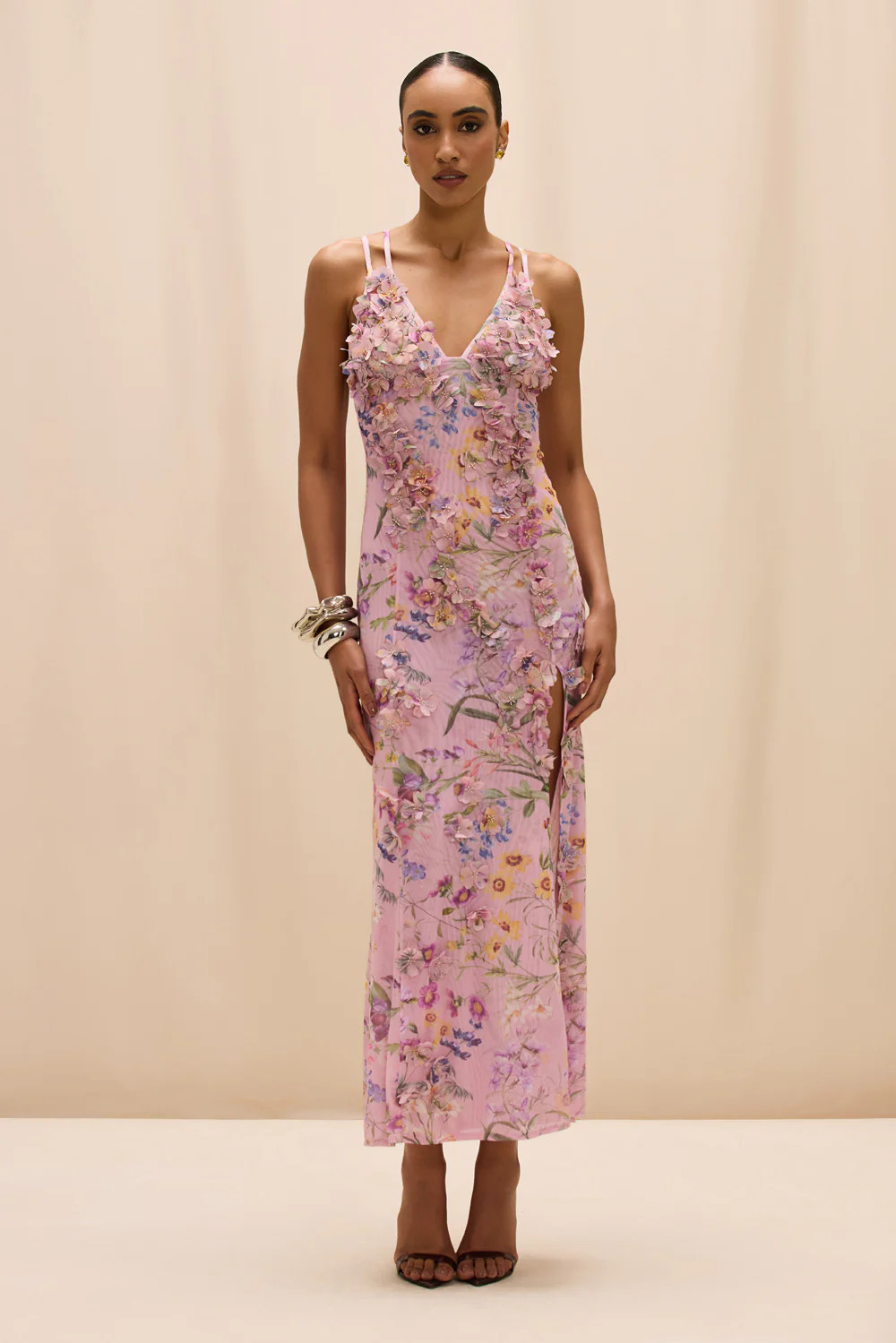 HEATHER EMBROIDERED MAXI DRESS | PatBO