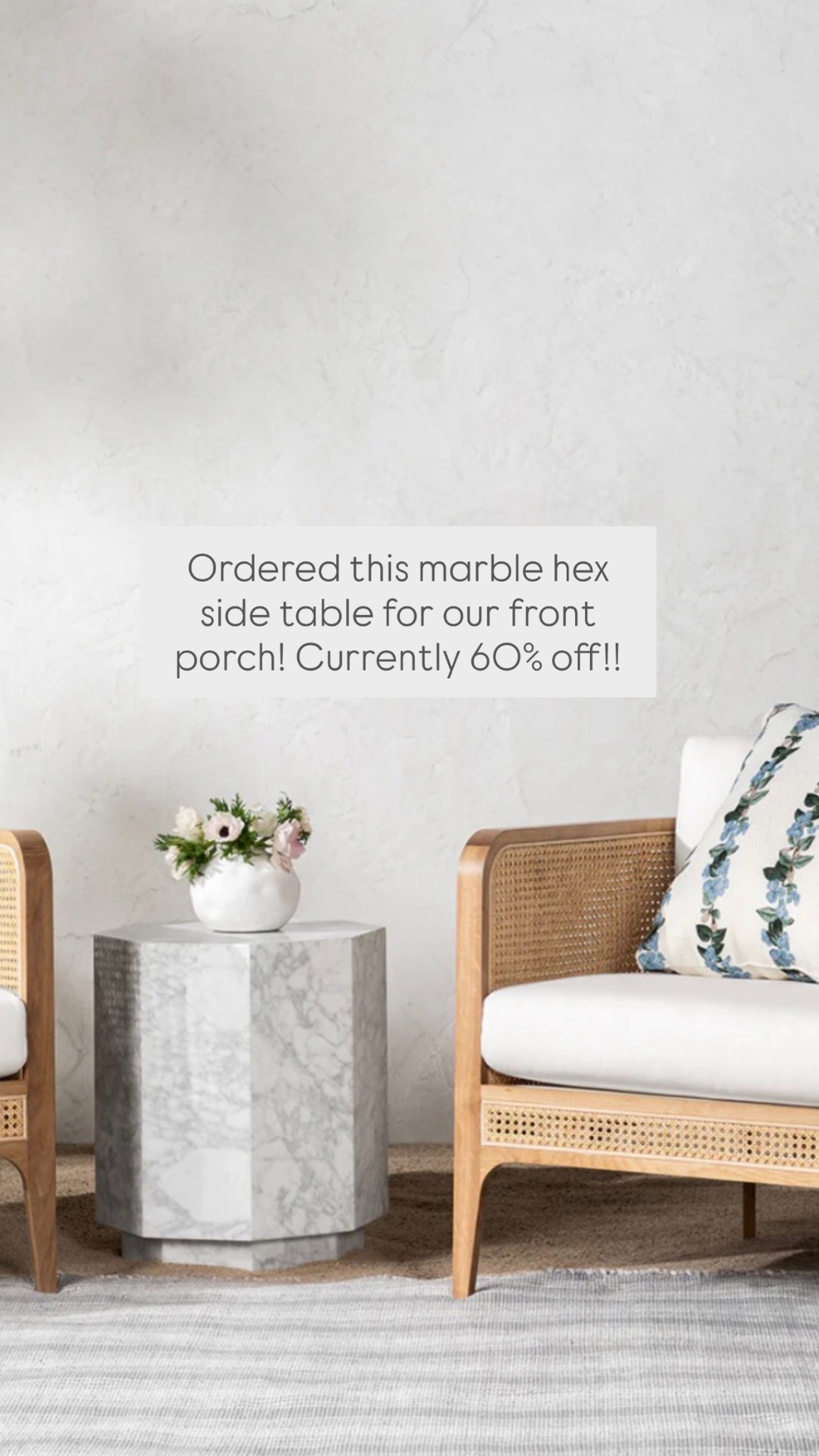 Ordered this marble hex side table from @mcgeeandco  for our front porch! Currently 60% off!!

#LTKSaleAlert #LTKHome #LTKSeasonal