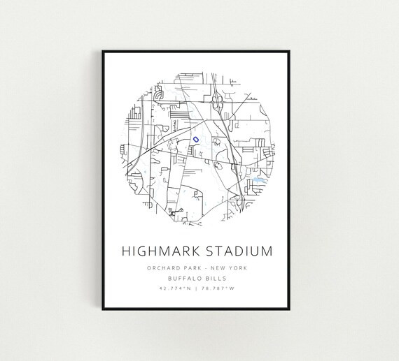 Buffalo Bills NFL Stadium Wall Art Print  Physical Print  | Etsy | Etsy (US)