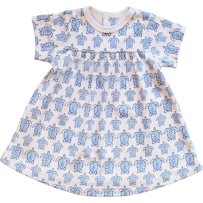 Pineapple Sunshine | (Pink Sea Turtle Swing Dress, Size 24M) | Maisonette | Maisonette