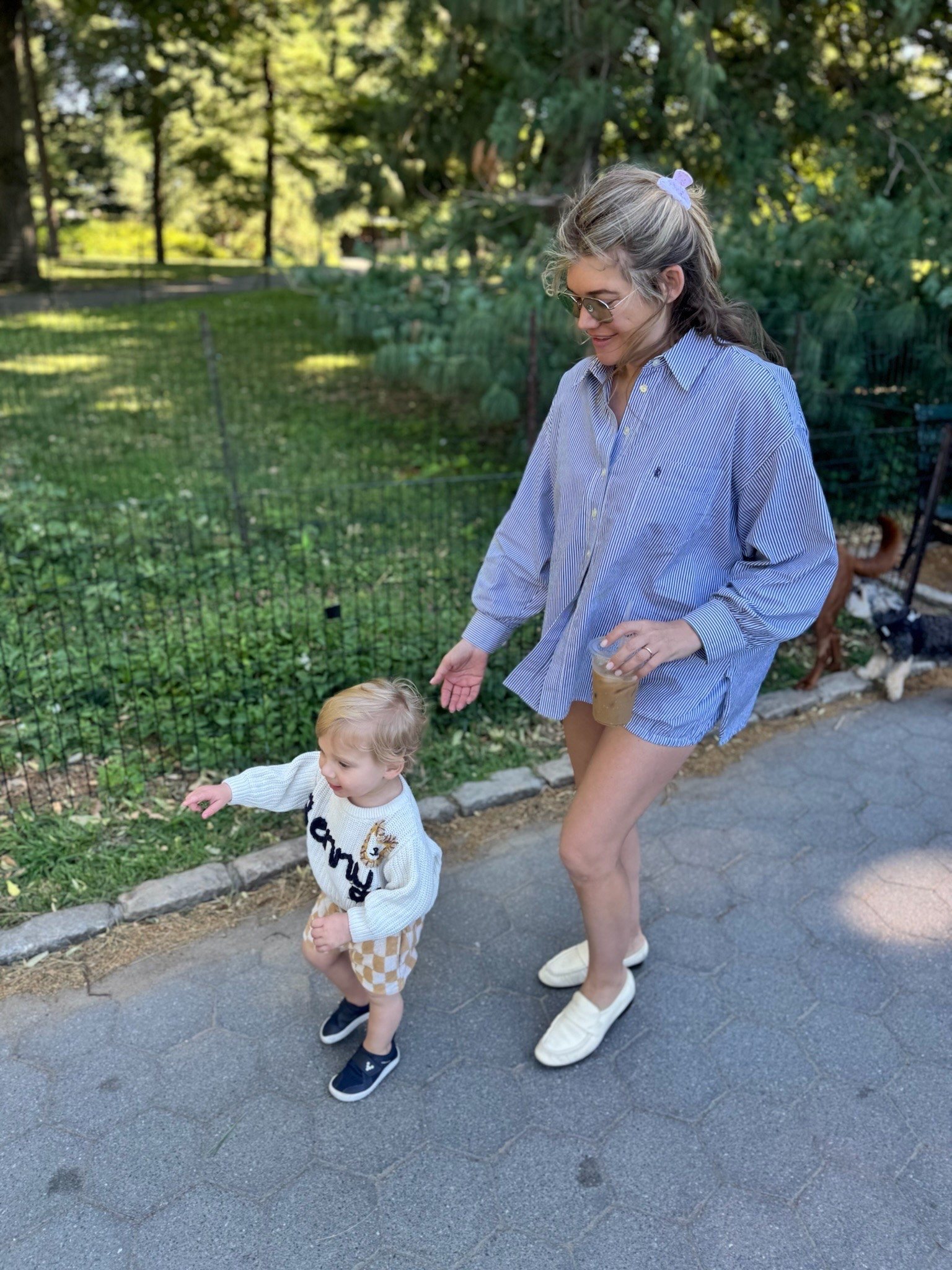 Day out and about with my
boy! Linking similar striped sets, and mine in a different color way

#LTKootd #LTKSeasonal