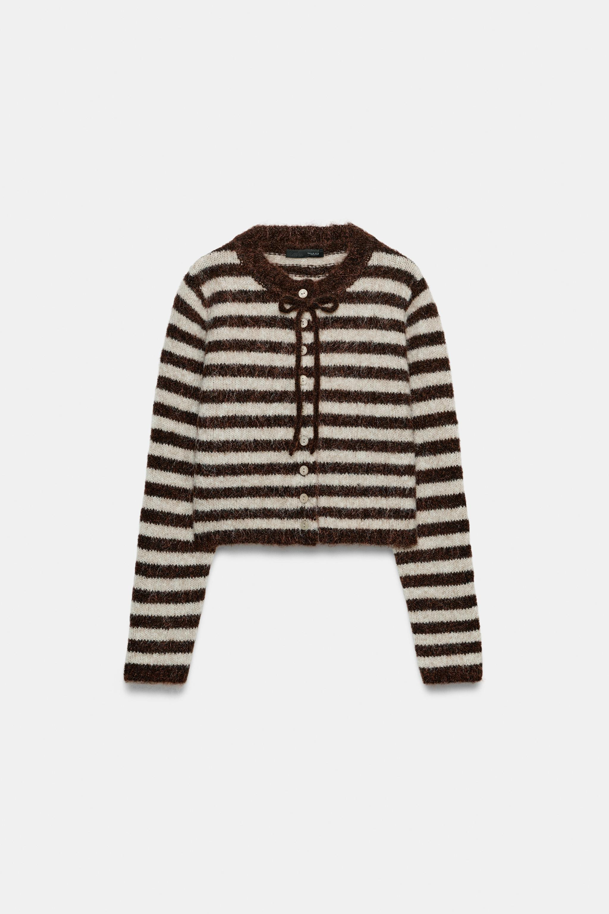 STRIPED KNIT JUMPER | Zara AU