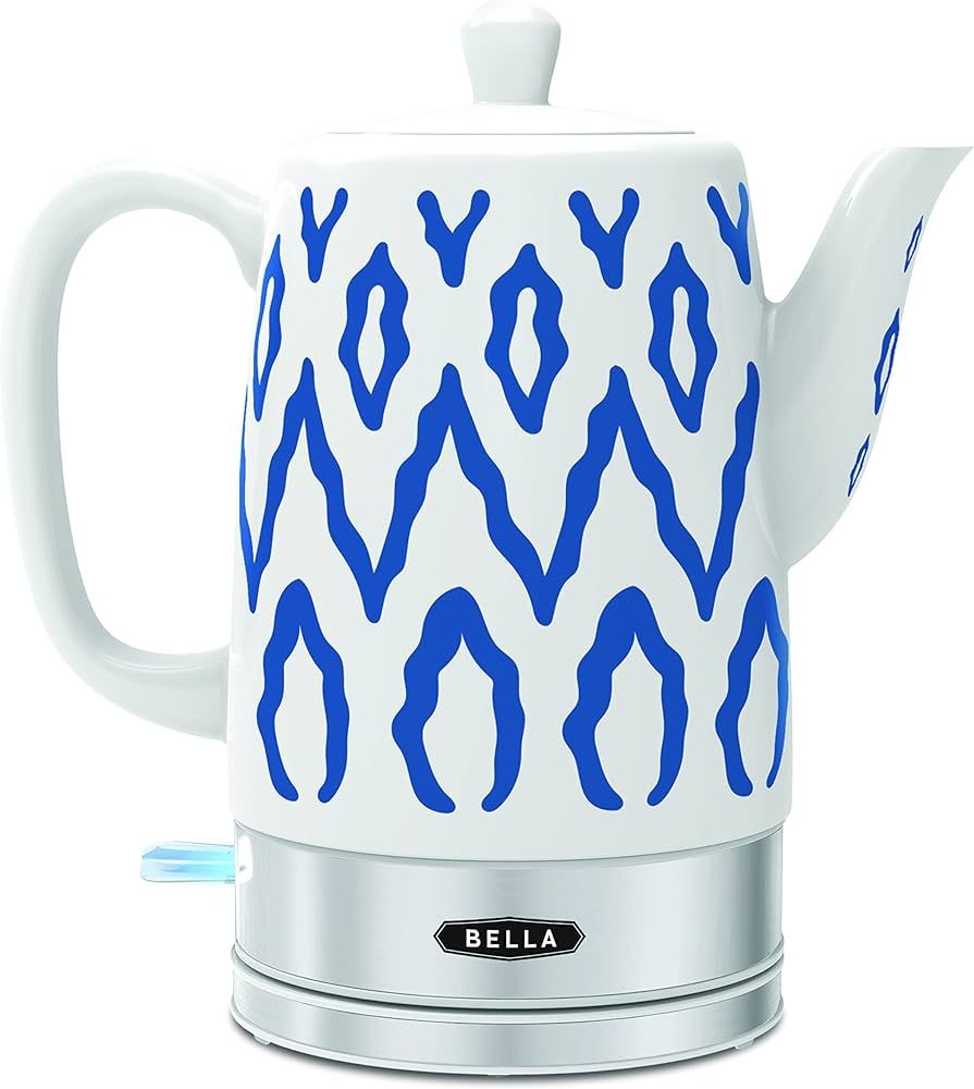 BELLA 1.5L Electric Ceramic Kettle - Blue Aztec | Amazon (US)