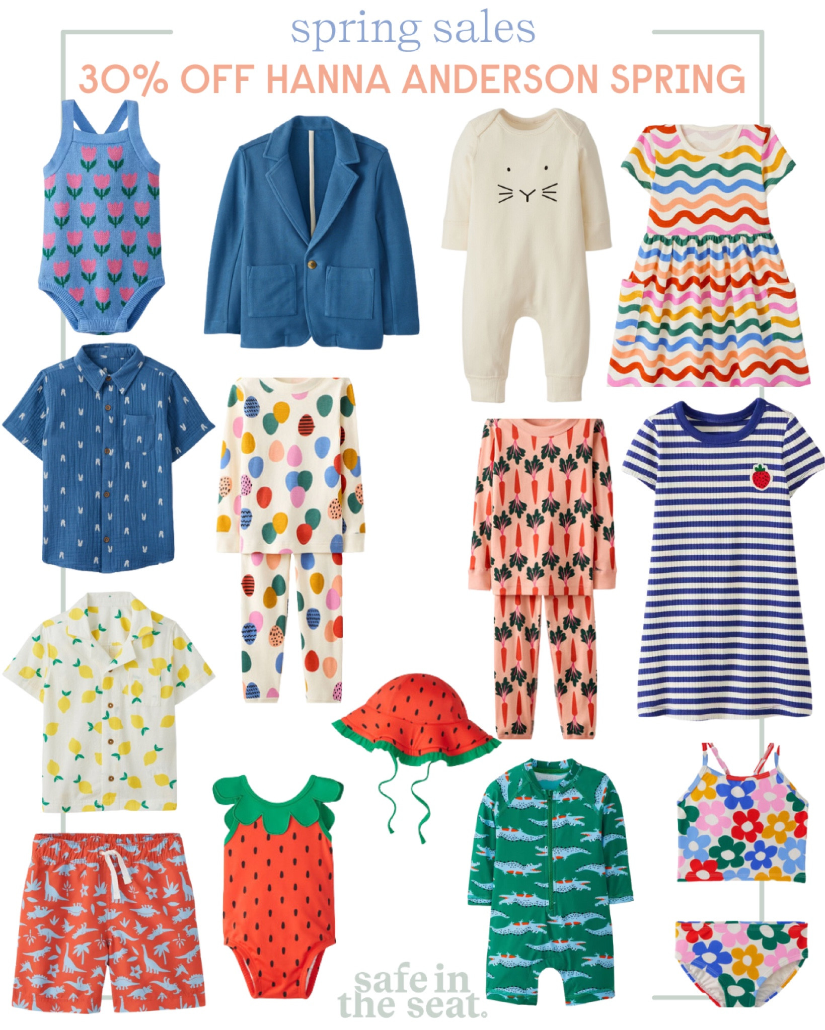Hannah Anderson spring sale! 30% off kids spring fashion from Easter outfits to spring break clothes and swim!

Easter dress | kids Easter outfit | kids spring | vacation outfits | kids swim | spring break | kid pajamas | Hanna Anderson pajamas 

#LTKsalealert #LTKSpringSale #LTKkids