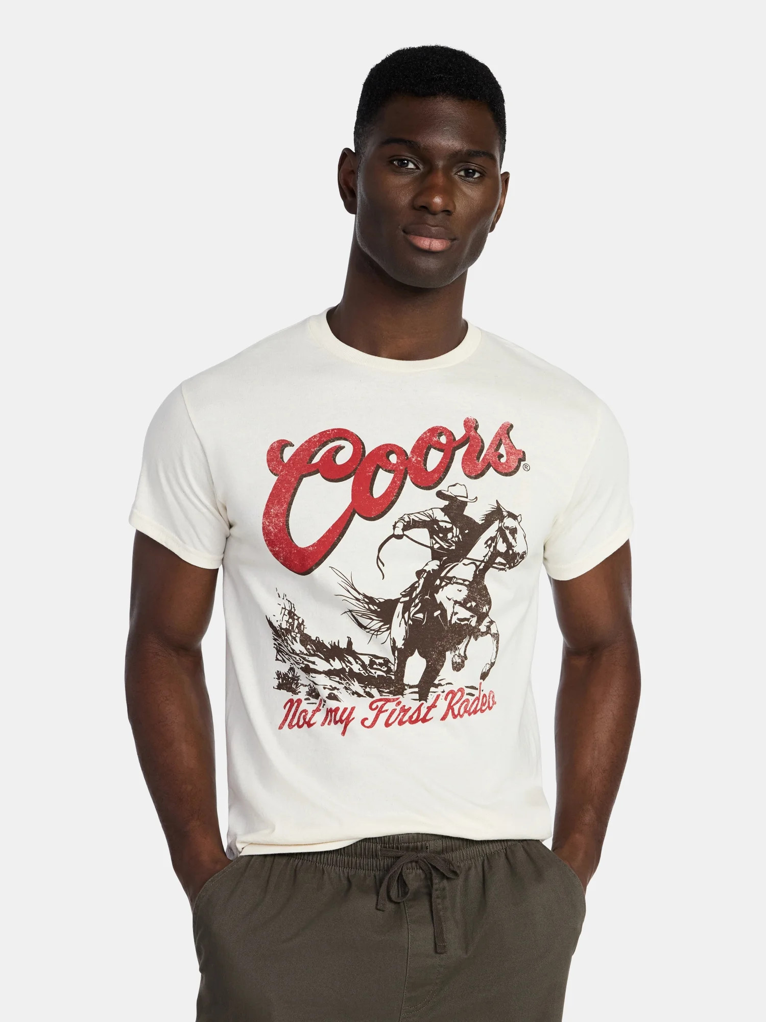 Coors Rodeo Men's & Big Men's Graphic Tee Shirt, Sizes S-3XL - Walmart.com | Walmart (US)