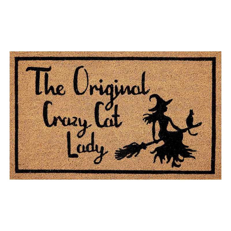 Spellbound The Original Cat Lady Coir Mat, 18x30 | At Home