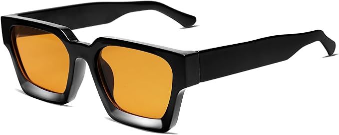 VANLINKER Thick Square Sunglasses for Men Women Retro Chunky Rectangle Shades UV400 Protection VL... | Amazon (US)