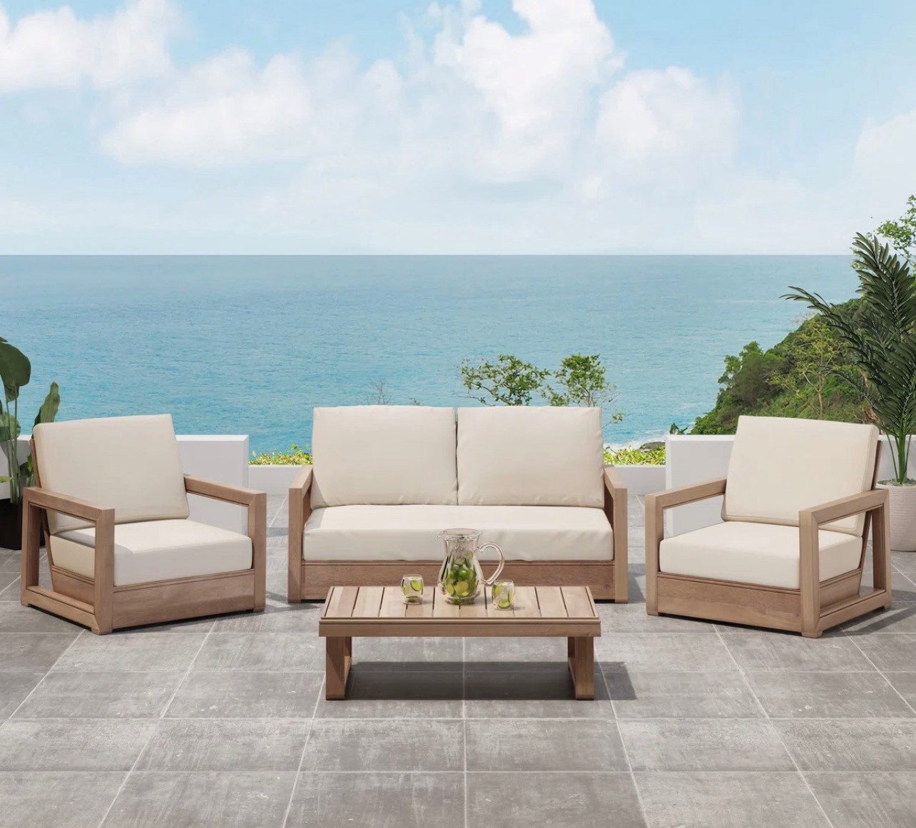 Outdoor resort style patio furniture! 

#outdoorfurniture #outdoorliving #resort #patiofurniture #sectional #firepit

#LTKSaleAlert #LTKHome #LTKSeasonal