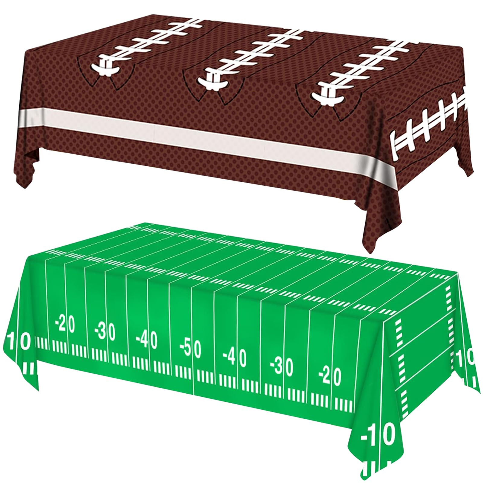 Football Party Decorations Disposable Tablecloth Plastic Touchdown Table Cover for Super Bowl Foo... | Amazon (US)