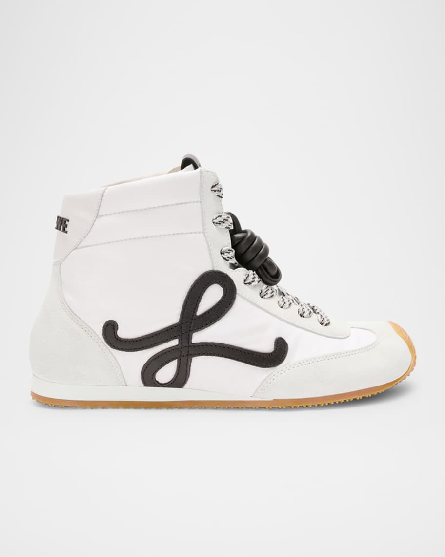 Loewe Retro Runner High-Top Sneakers | Neiman Marcus