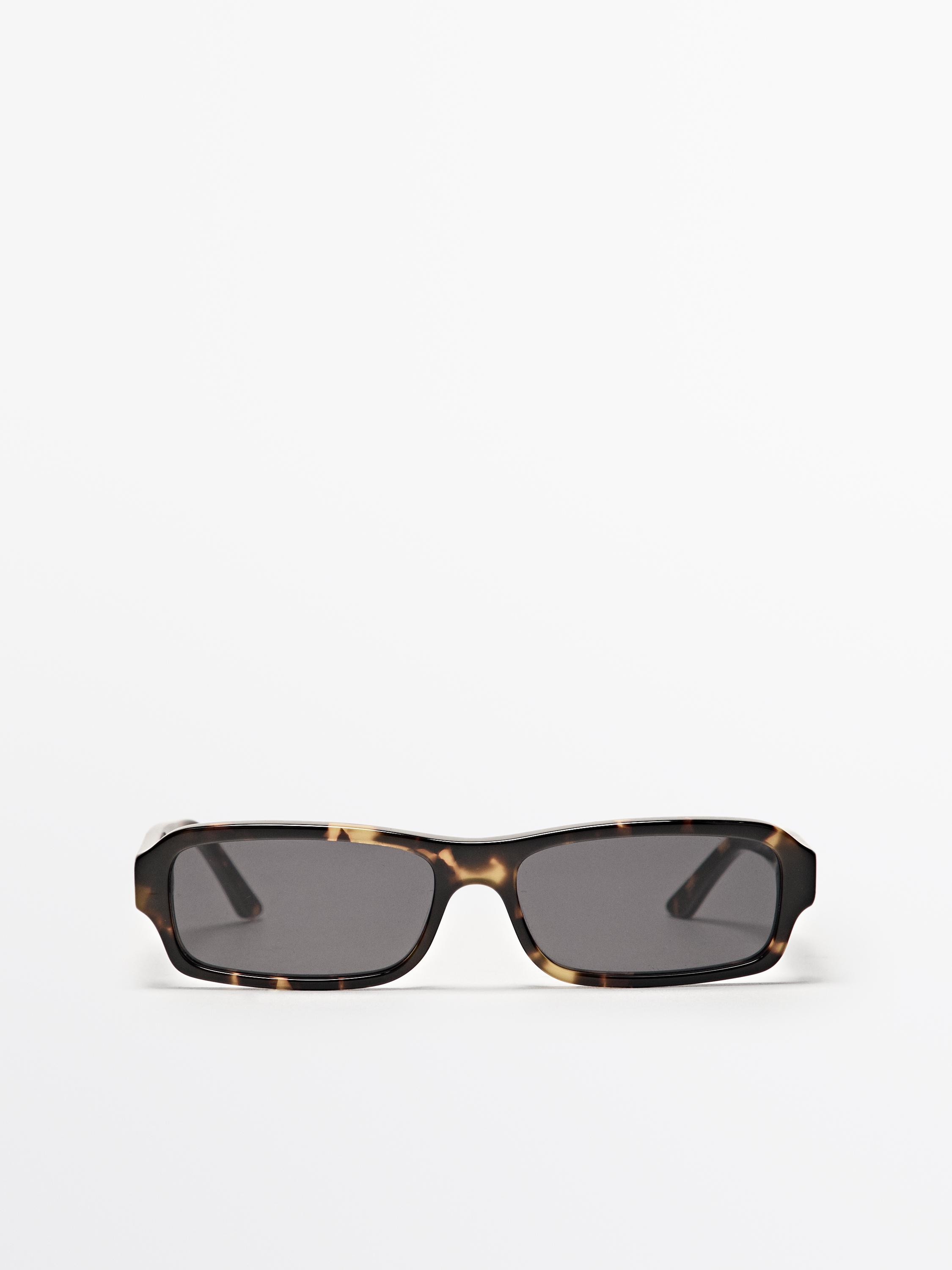 Wydłużone okulary przeciwsłoneczne | Massimo Dutti PL