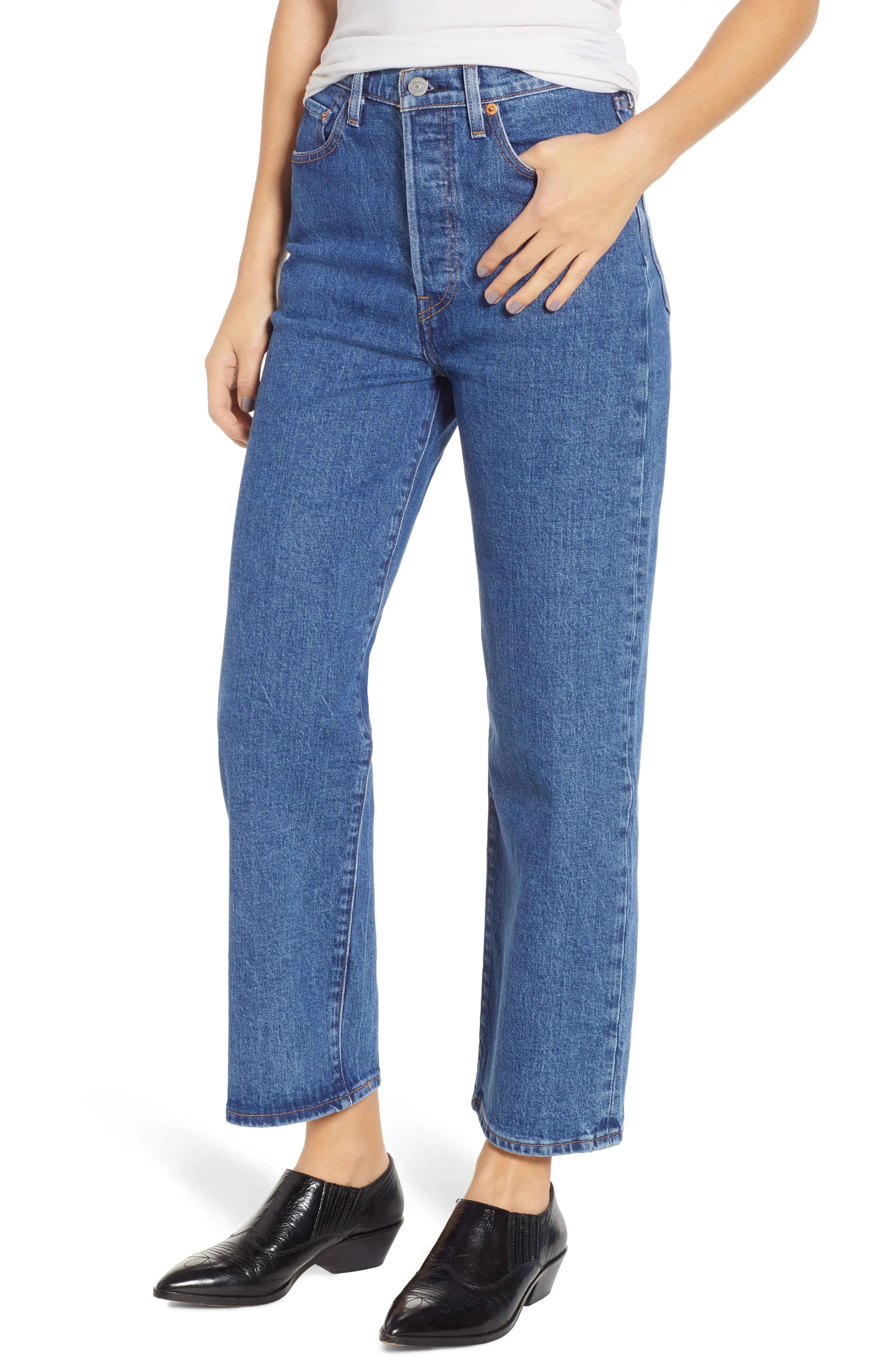 Women's Levi's Ribcage Super High Waist Straight Leg Jeans | Nordstrom