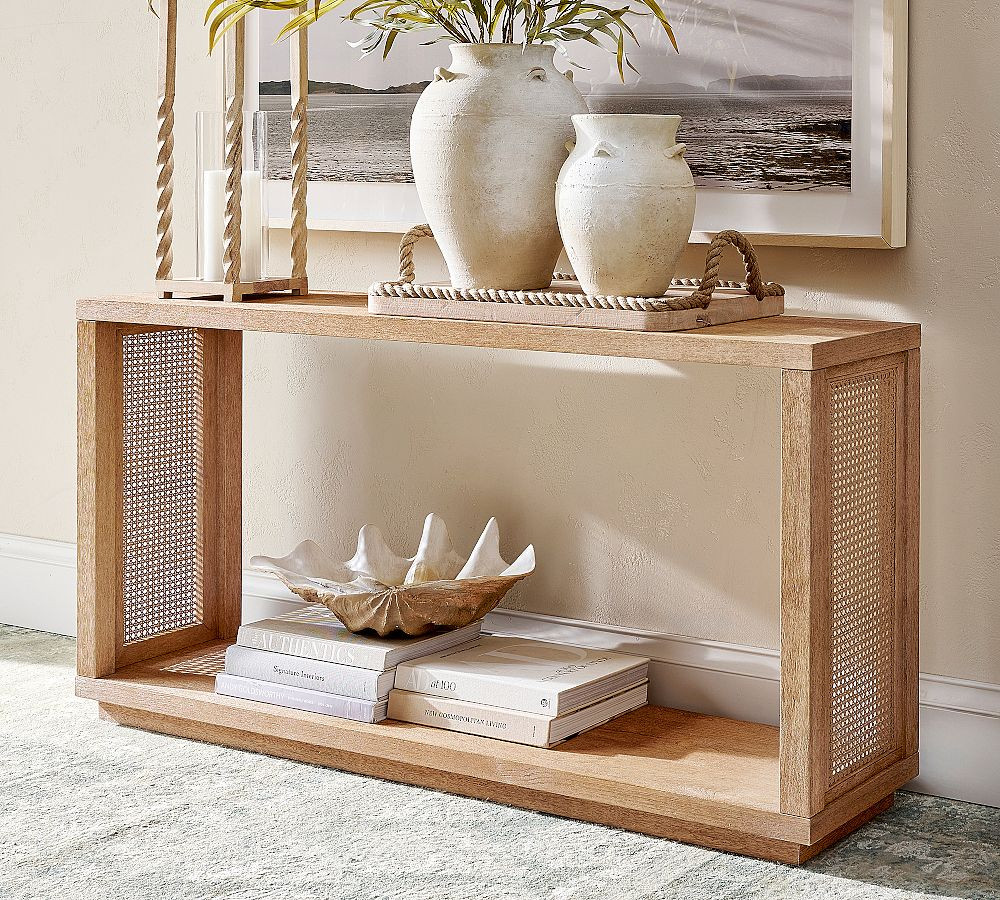 Marina Cane Console Table (60") | Pottery Barn (US)