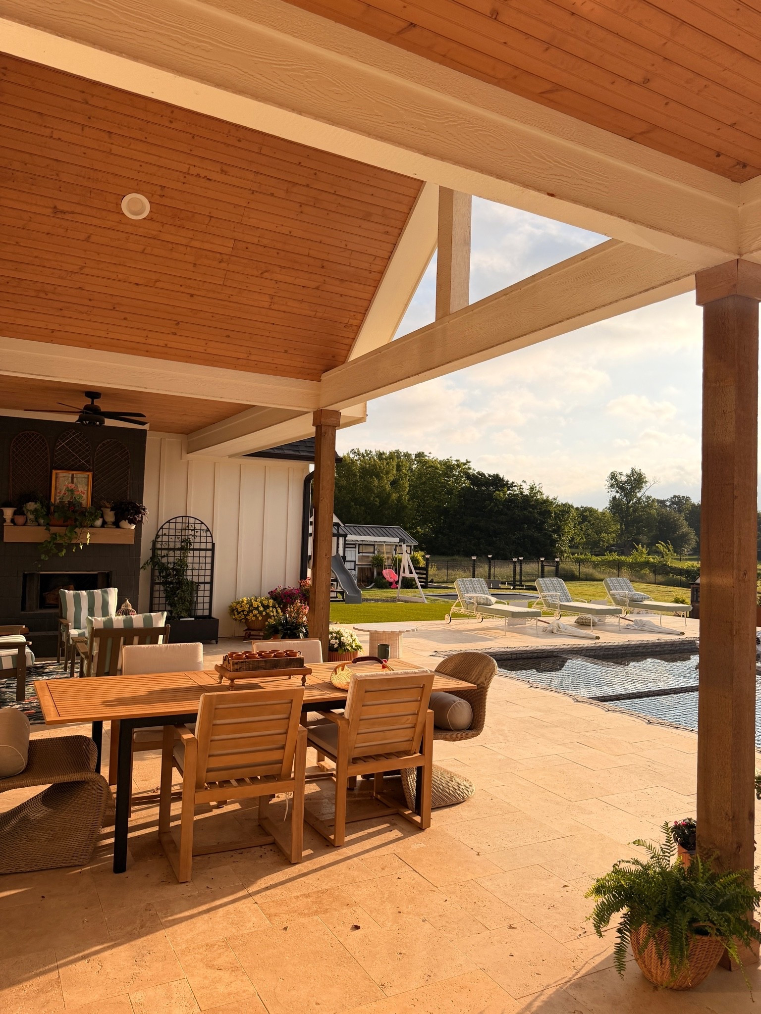 Our outdoor oasis. Favorite place to be.

#LTKHome