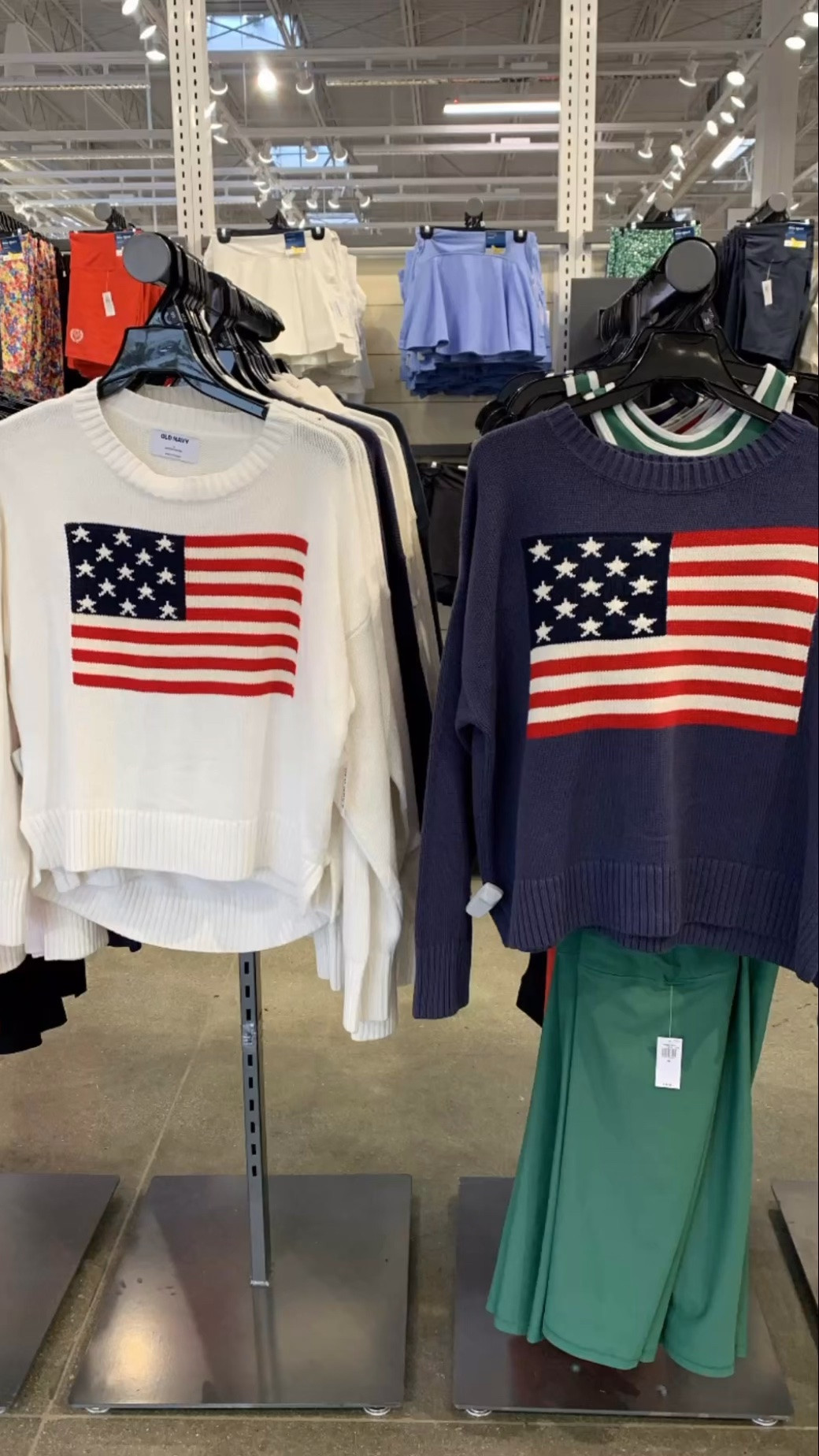 American flag sweaters are on sale 50% off!! Americana style, Fourth of July style, Memorial Day style, patriotic style. Old navy sale.

#LTKSeasonal #LTKSaleAlert #LTKOver40
