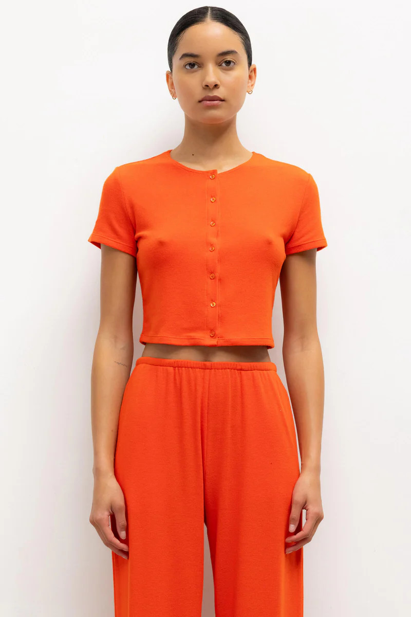 Lauren Short Sleeve Cardigan | LESET