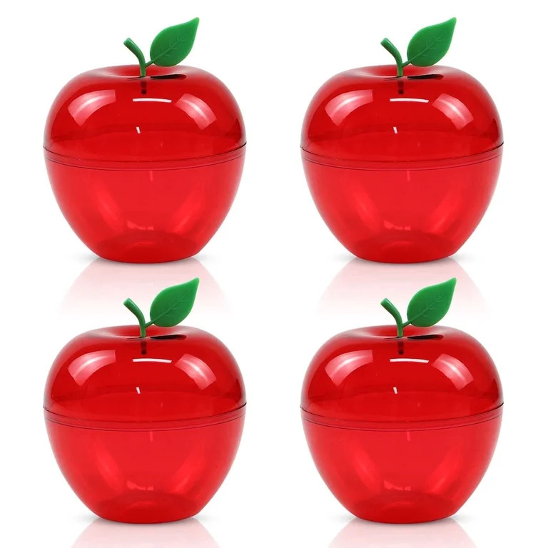 Large Red Apple Container,Apple Shaped Candy Jar for Gifts,Christmas Decorations,Back To School T... | Walmart (US)