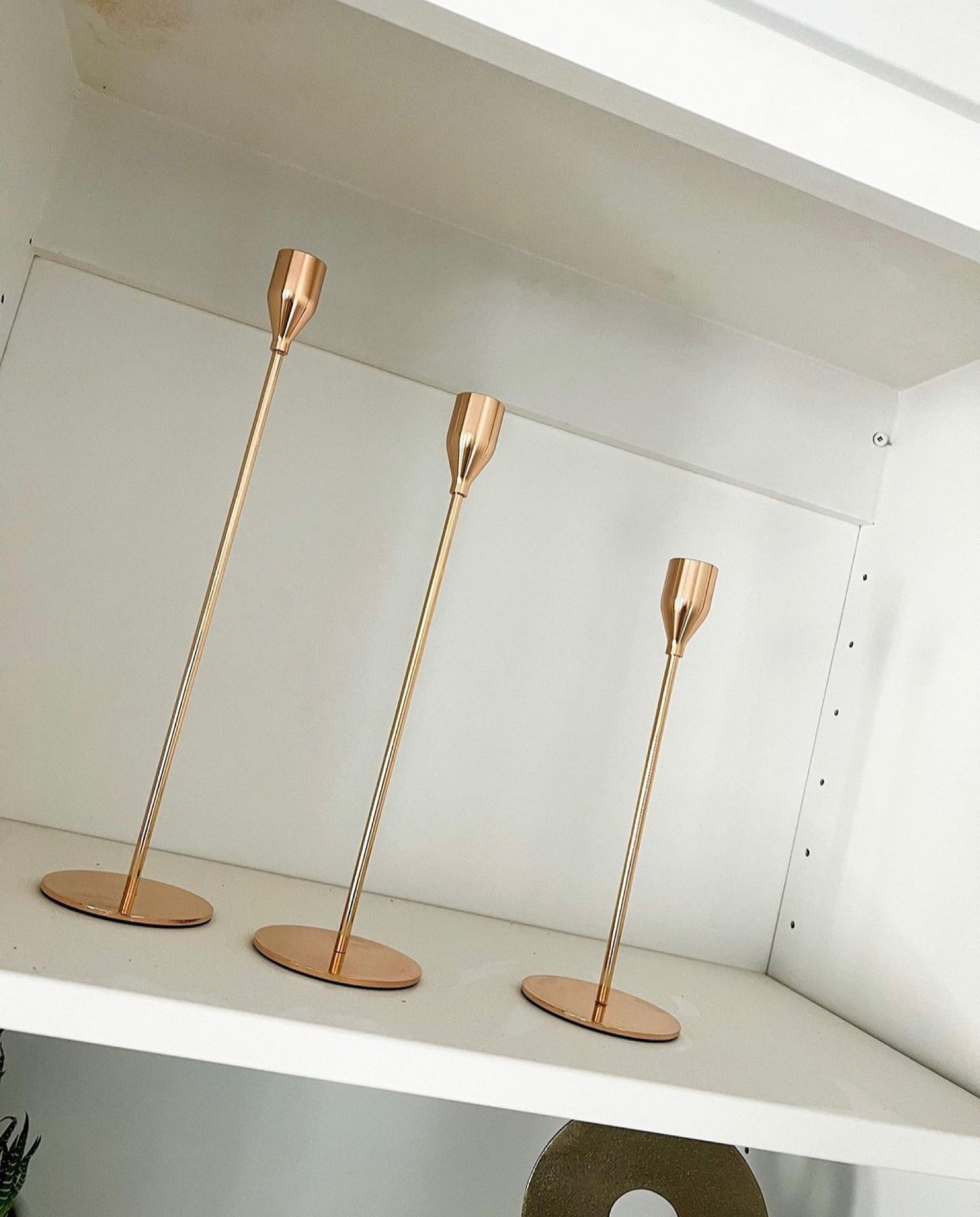 Gold candlestick holders from Amazon! 
Home decor, living room decor, living room ideas, dining room decor, modern home decor, home styling, amazon home, amazon finds, amazon home decor, organic modern home decor, shelf decor

#LTKFindsUnder50 #LTKHome #LTKFindsUnder100