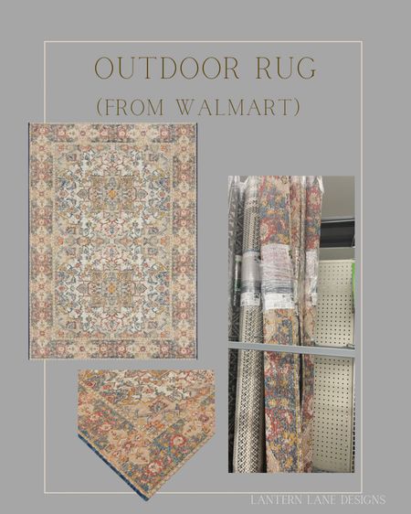 Beautiful outdoor rug from Walmart, better homes and garden outdoor rug, outdoor rug, outdoor living 

#LTKhome #LTKSeasonal #LTKfindsunder100