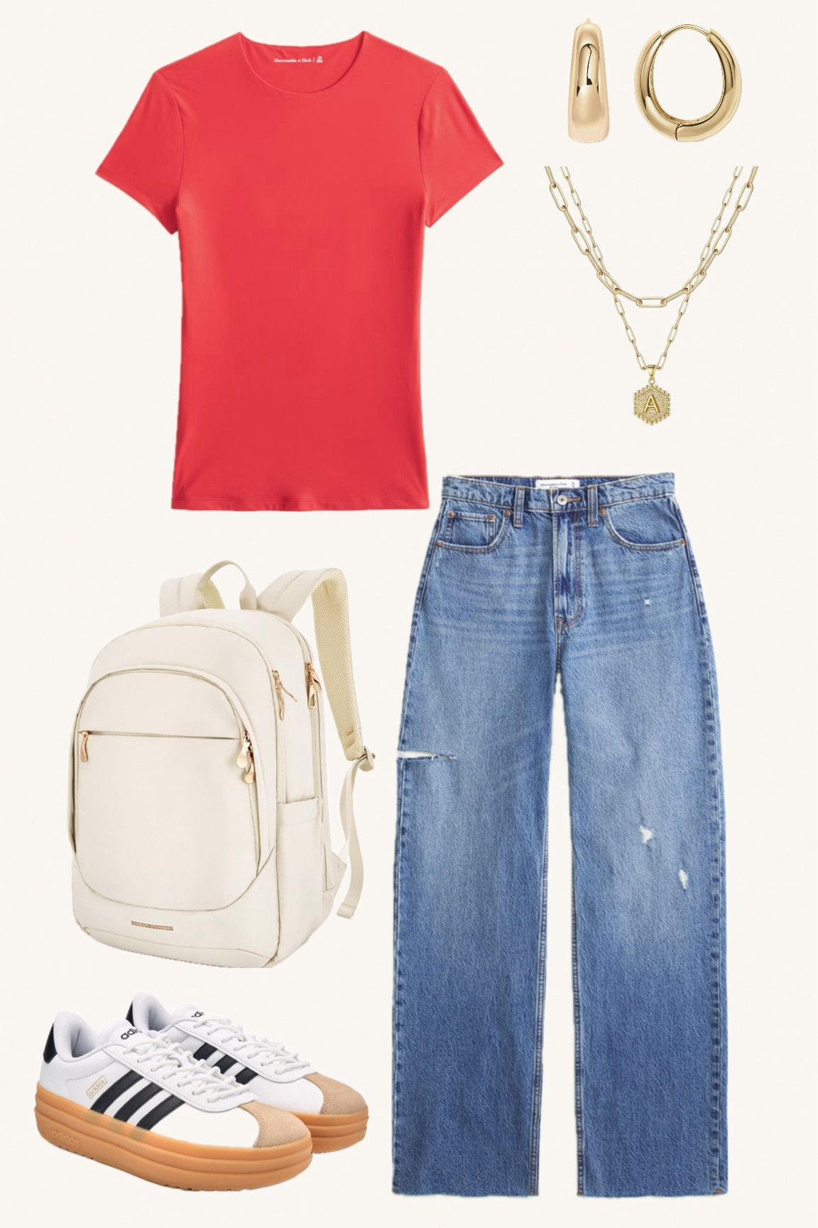 Back to school outfit inspo! I have this shirt and am in LOVE with it! Double lined and sooo soft, also on a GOOD sale right now🚨 also loving this back pack! Comes in lots of other colors 😍

#Backtoschooloutfitinspo #BackToSchool #BTSFashion #SchoolOutfits #BackToSchoolStyle #CampusStyle #SchoolWardrobe #OOTD (Outfit Of The Day) #FashionInspo #StylishStudents #CollegeStyle 

#LTKStyleTip #LTKBacktoSchool #LTKFindsUnder50