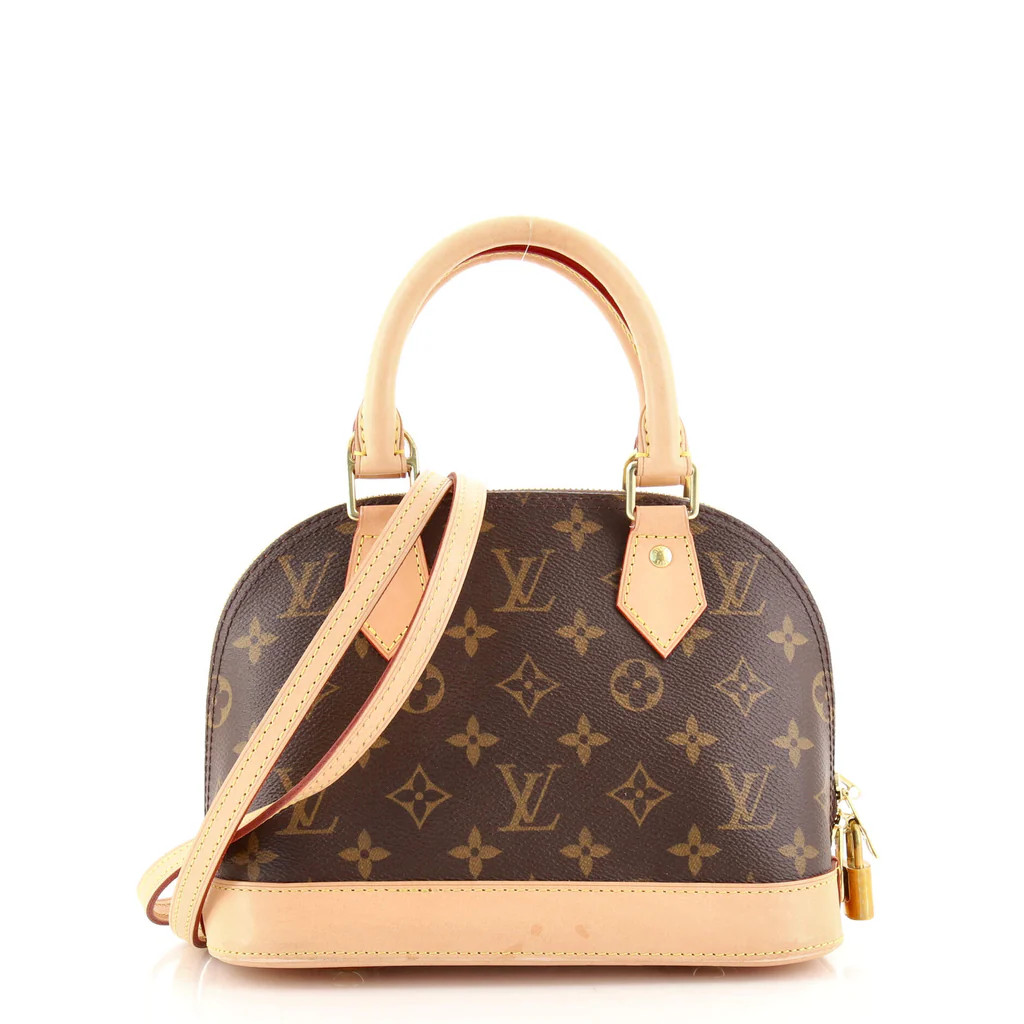 Louis Vuitton Alma Handbag Monogram Canvas BB Brown 1434663 | Rebag