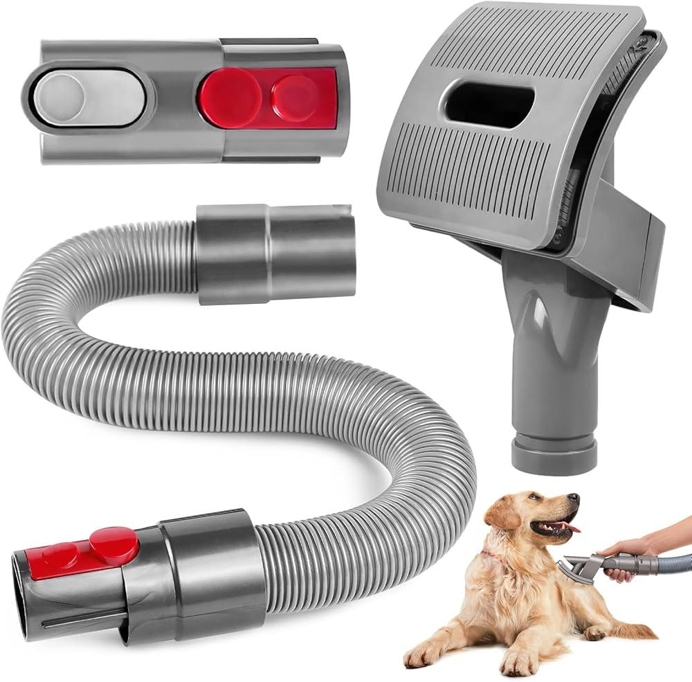KEEPOW 3 Pcs Groom Tool Attachments Compatible with Dyson V15 V11 V10 V8 V7 Vacuum Cleaners, Pet ... | Amazon (US)
