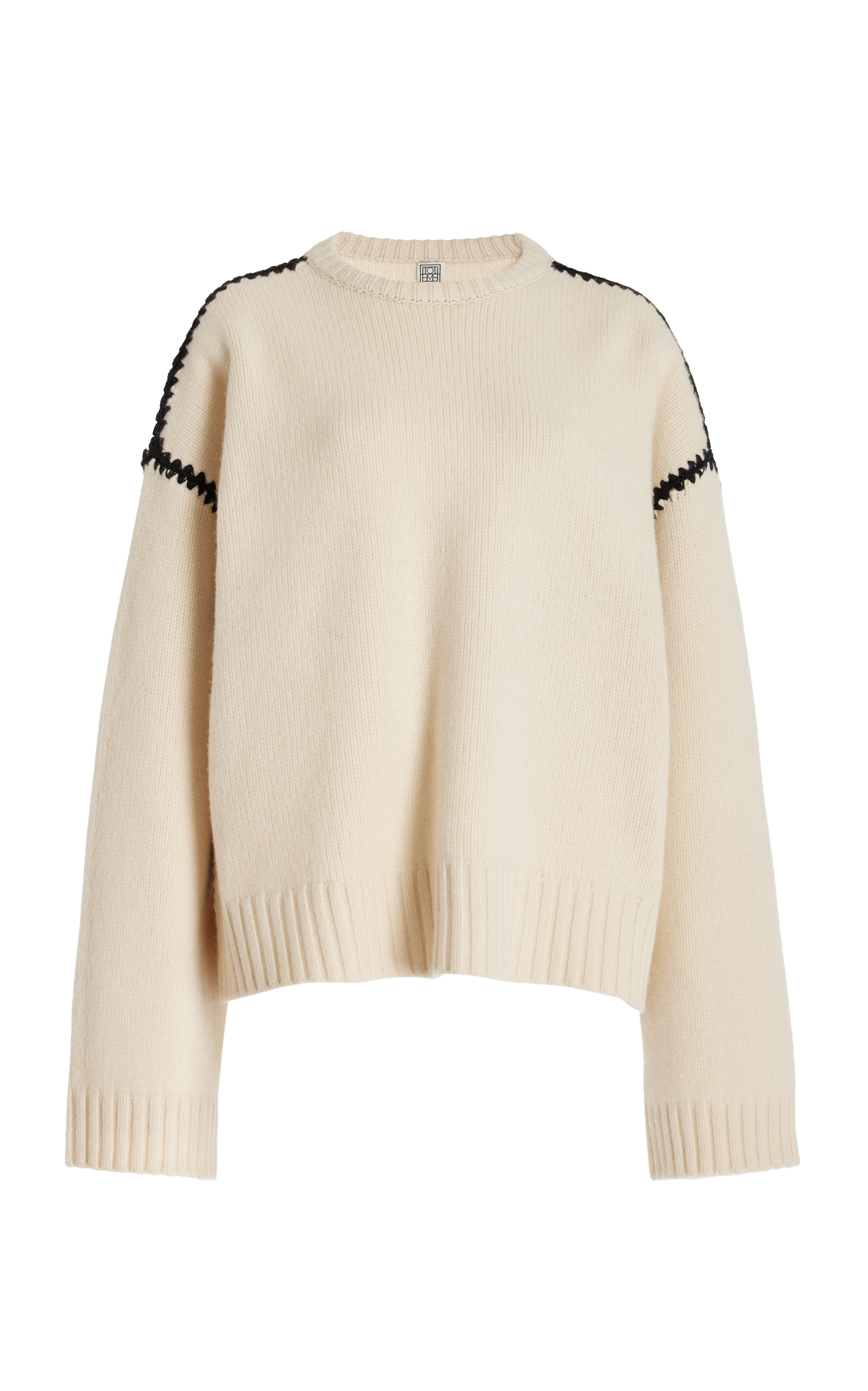 Embroidered Wool-Cashmere Sweater | Moda Operandi (Global)