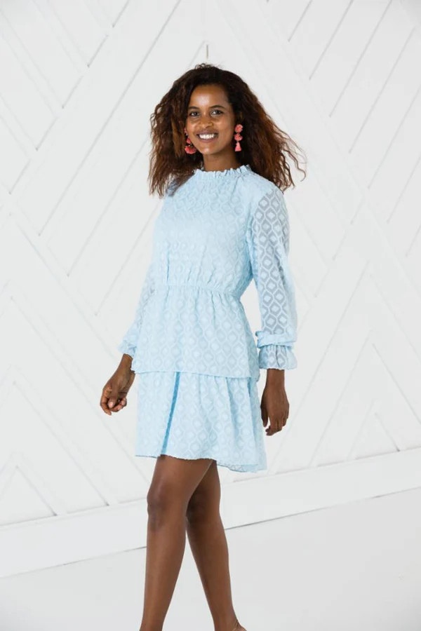 Ruffle Neck Dress | Sail to Sable