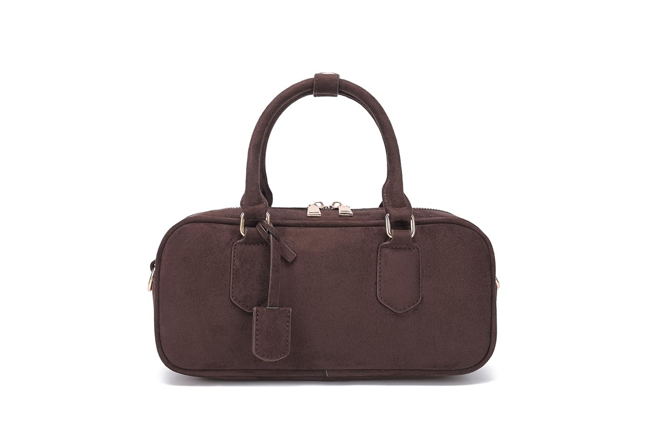 JOLLQUE Suede Crossbody Bag for Women,Autumn Winter Handbags Purse,Fashion Small Designer Shoulde... | Amazon (US)