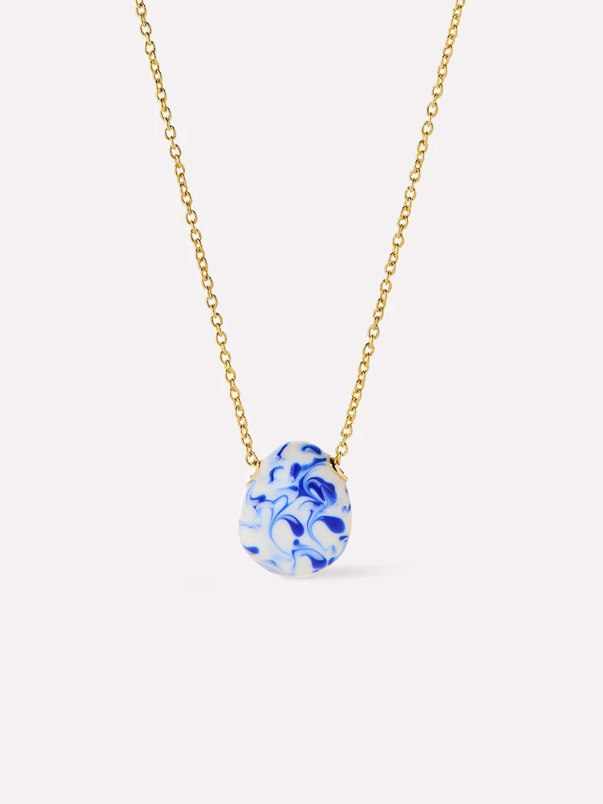 Pebble Mini Marble Blue | Ana Luisa
