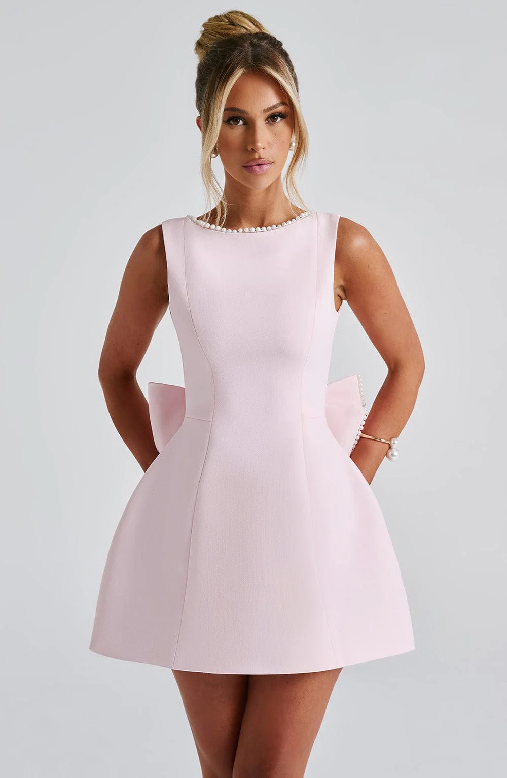 Carrie Mini Dress - Blush | Babyboo (global)