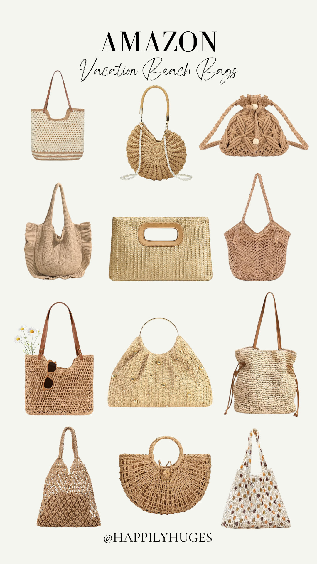 The perfect beach bags for your next getaway from Amazon. Check them out!  

 #LTKootd #LTKSwim #LTKTravel
