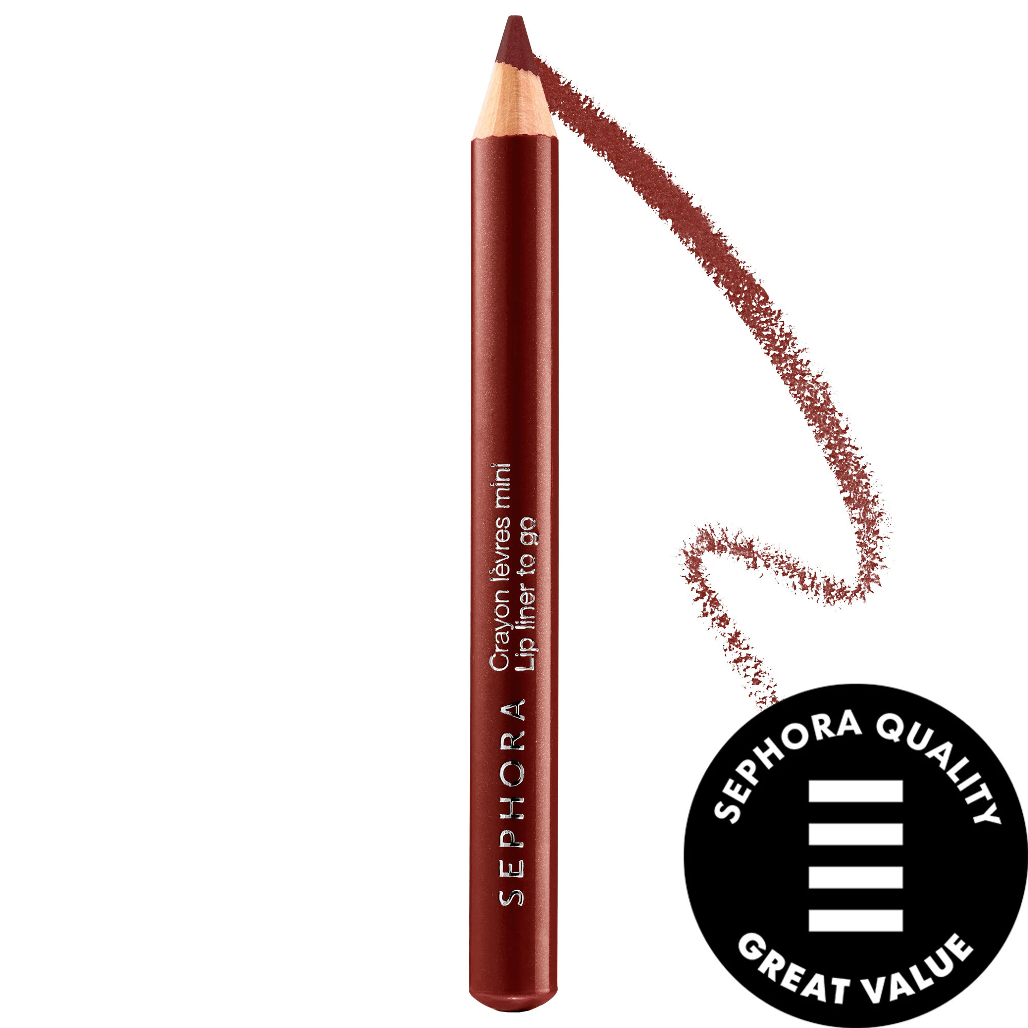 SEPHORA COLLECTION Mini Lip Liner To Go 18 Deep Brown 0.02 oz/0.7 g | Sephora (US)