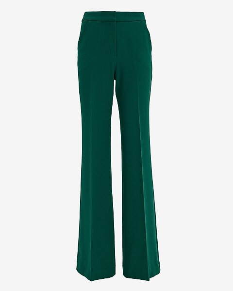 Editor Signature Stretch High Waisted Flare Trouser | Express | Express