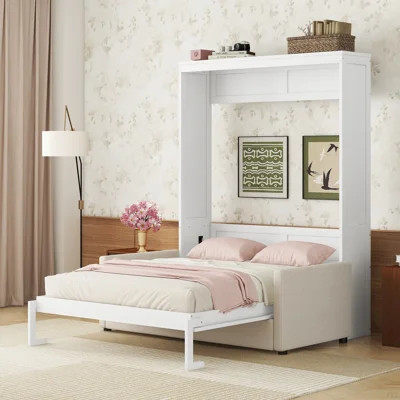Murphy Bed With Sofa And Storage | Wayfair North America
